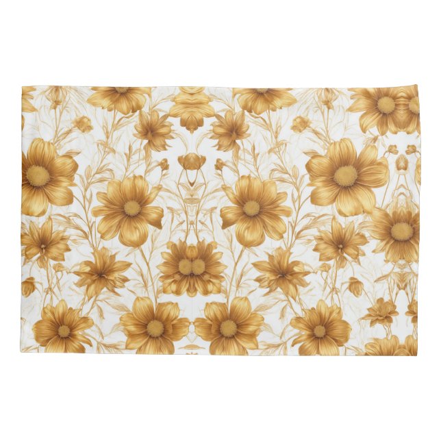 Funda De Cojín Maletín de impresión floral (Reverso)