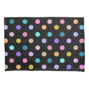 Funda De Cojín Maletín de puntos de polka de Confetti