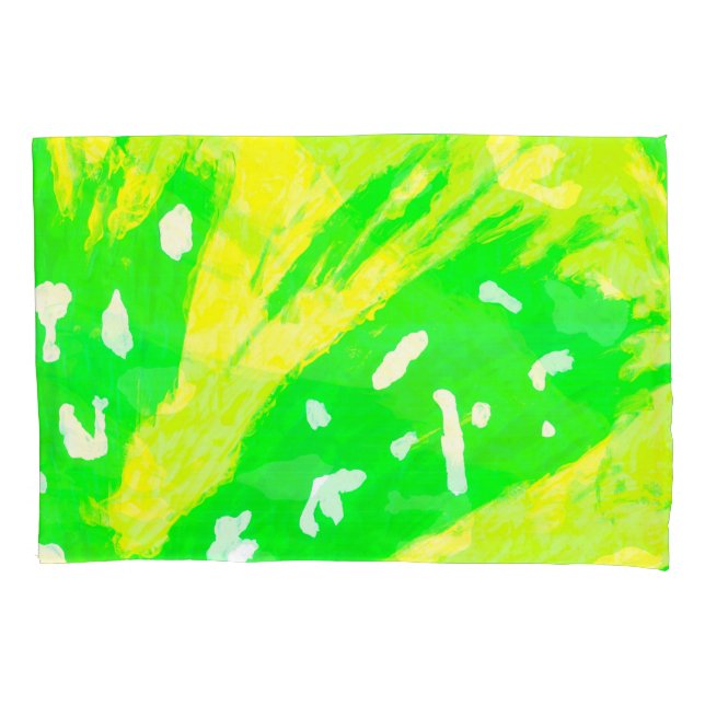 Funda De Cojín Maletín de sensación feliz (Anverso)