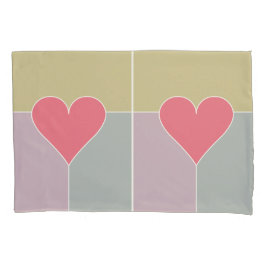 Funda De Cojín Maletines de patrón cardíaco