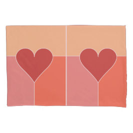 Funda De Cojín Maletines de patrón cardíaco