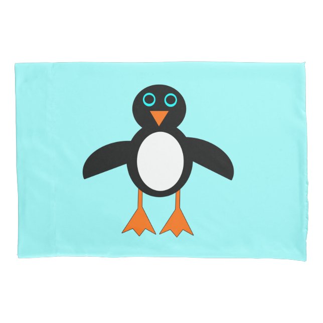 Funda De Cojín Malla de pingüino (Anverso)