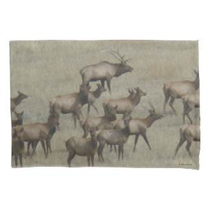 Funda De Cojín Manada de alces E37
