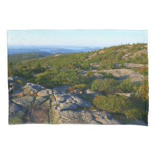 Funda De Cojín Mañana en la cima de Cadillac Mountain en Acadia