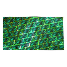 Funda De Cojín Mancha verde, raspada, rejilla o ladrillo diferent