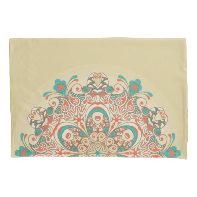 Funda De Cojín Mandala Caleidoscopio Mosaico - Fundapillow (Anverso)