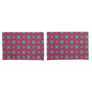 Funda De Cojín Mandala colorida