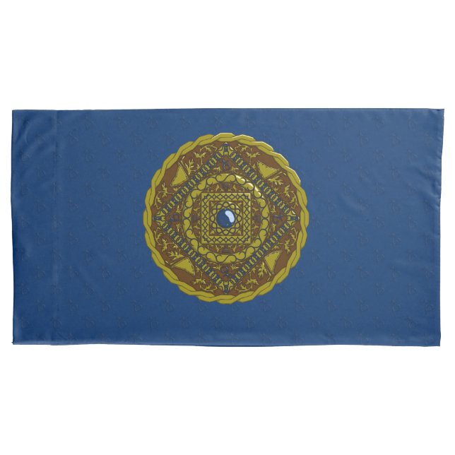 Funda de cojín Mandala de Capricornio (Anverso)