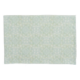 Funda De Cojín Mandalas verdes, amarillas y blancas sin foco