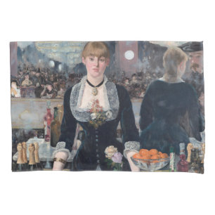 Funda De Cojín Manet - Un bar en el Folies-Bergere