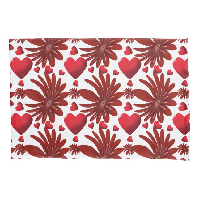 Funda De Cojín Manta de lanzamiento con estampado floral (Anverso)