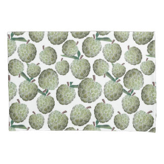 Funda De Cojín Manzanas azucareras verdes, fruta tropical