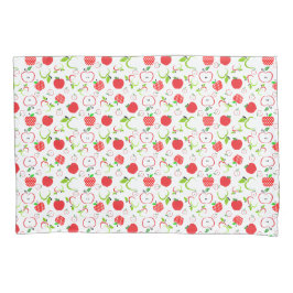 Funda De Cojín Manzanas rojas y verdes