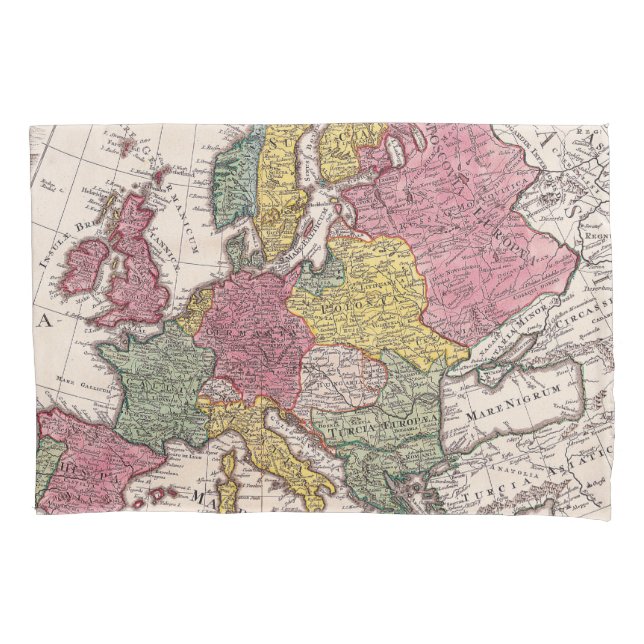 Funda De Cojín Mapa antiguo inspirado (9) (Anverso-izquierdo)