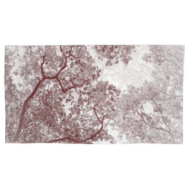 Funda De Cojín Mapa de árboles 4 (Anverso)