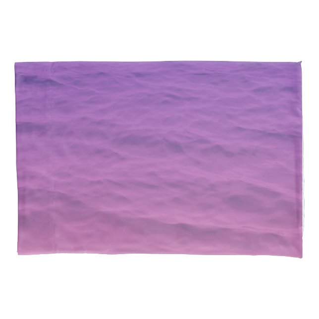 Funda De Cojín Mar Rosa Y Púrpura (Anverso)