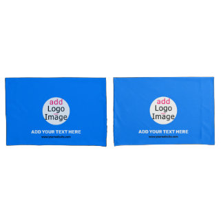Funda De Cojín Marca de Personalizable de Moda empresarial Azul U