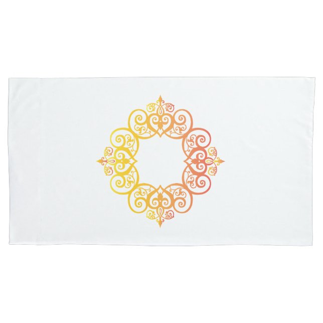 Funda De Cojín Marco Ornamental Antiguo Borde Decorativo Elegante (Anverso-izquierdo)