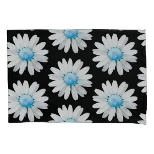 Funda De Cojín Margaritas de puntos azules