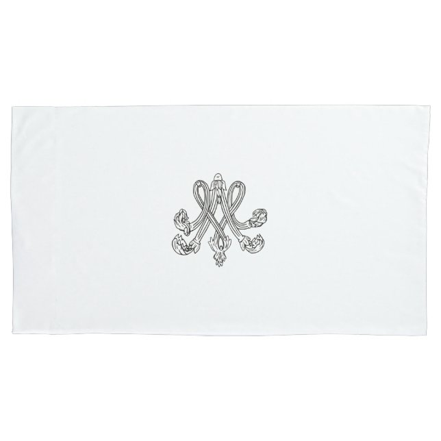 Funda De Cojín Marie Antoinette – Monogramm – Royal Monogram (Anverso)