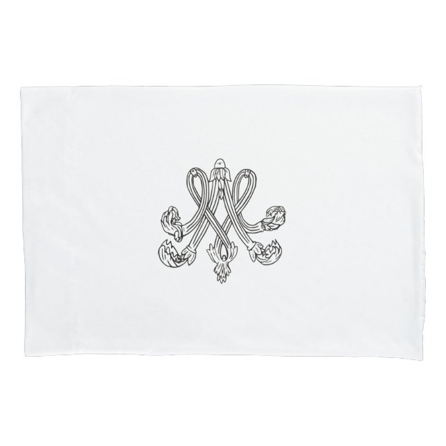 Funda De Cojín Marie Antoinette – Monogramm – Royal Monogram (Anverso)