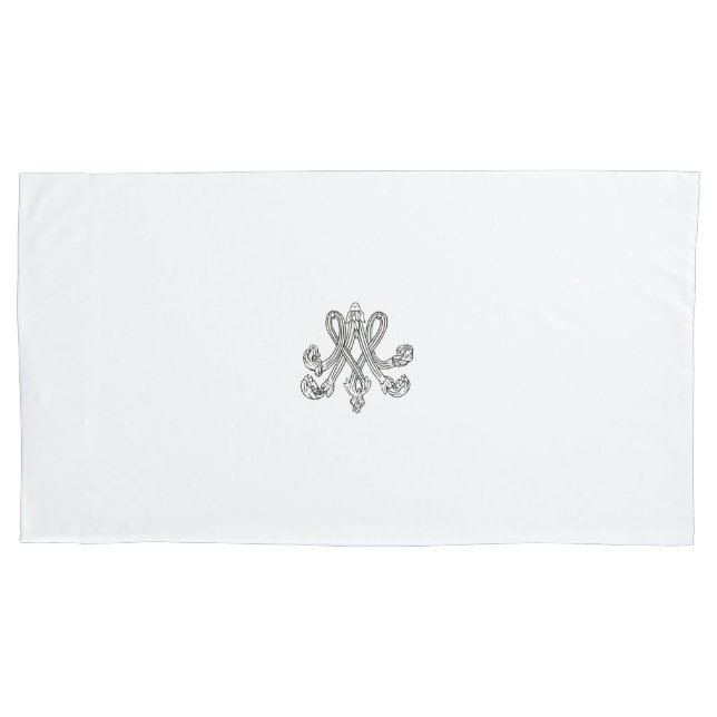 Funda De Cojín Marie Antoinette - Monogramo - Monograma real (Anverso)