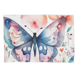 Funda De Cojín Mariposa de insectos colorida