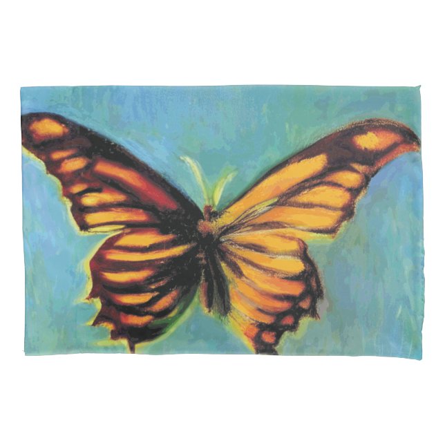 Funda De Cojín Mariposa de verano de primavera - Pillowcase (Anverso)