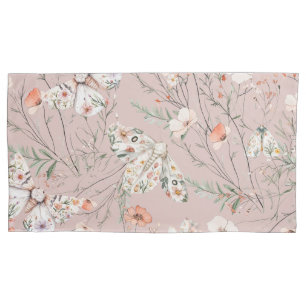 Funda De Cojín Mariposa Floral Boho