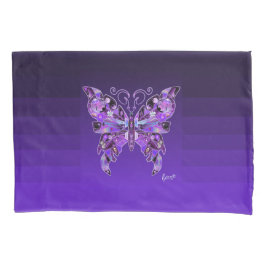 Funda De Cojín Mariposa morada 31