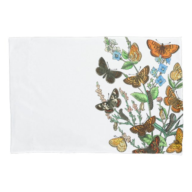 FUNDA DE COJÍN MARIPOSAS DE NATURALEZA (Anverso)