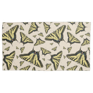 Funda De Cojín Mariposas Swallowtail del suroeste de Yellow King