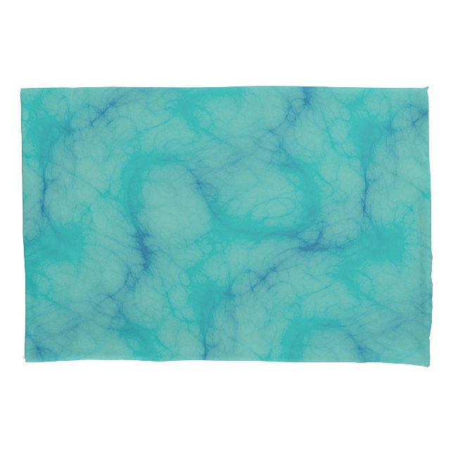 Funda De Cojín Mármol turquesa (Anverso)