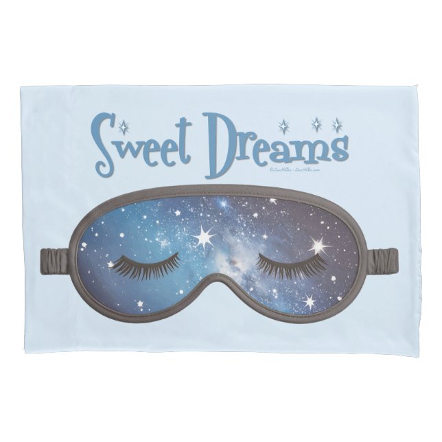 Funda De Cojín Máscara Facial Sueños Dulces (Anverso)
