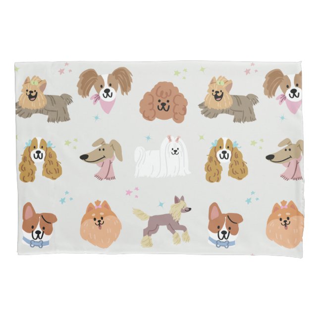 Funda De Cojín Mascotas de perros Sala de decoración infantil (Anverso)