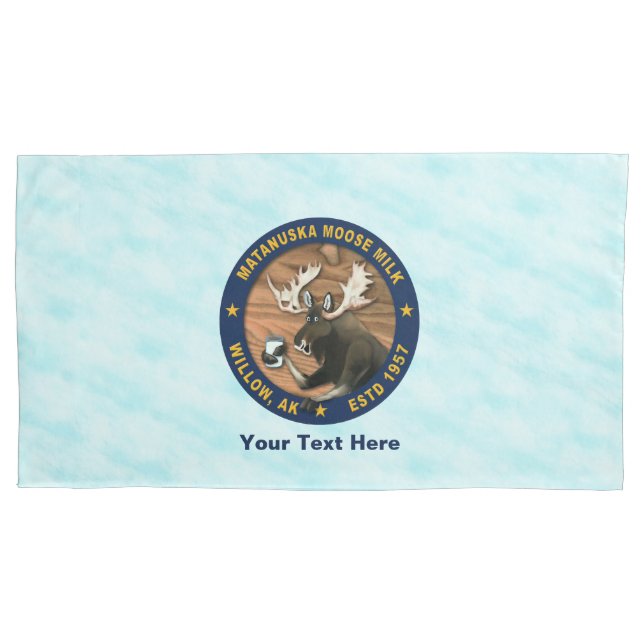 Funda De Cojín Matanuska Moose Milk (Anverso)