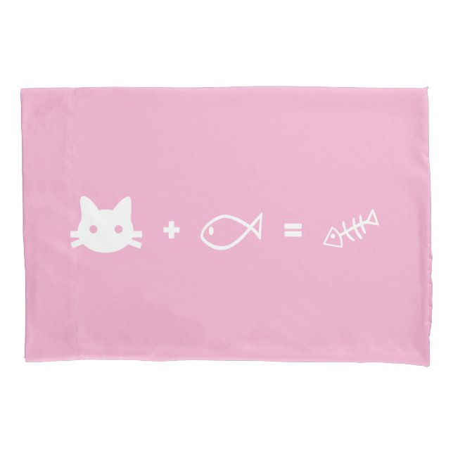 Funda De Cojín Matemática del gato (Anverso)