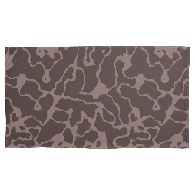 Funda De Cojín Mauve Abstracto (Anverso-izquierdo)