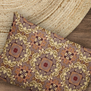 Funda De Cojín Mauve Taupe Ochre Tan Brown Bohemian Bali Art