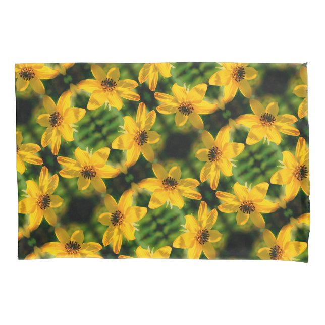 Funda De Cojín Maximilian Sunflower Floral Abstract Pattern (Anverso)