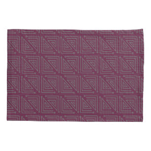 Funda De Cojín Mazas gris Art Deco