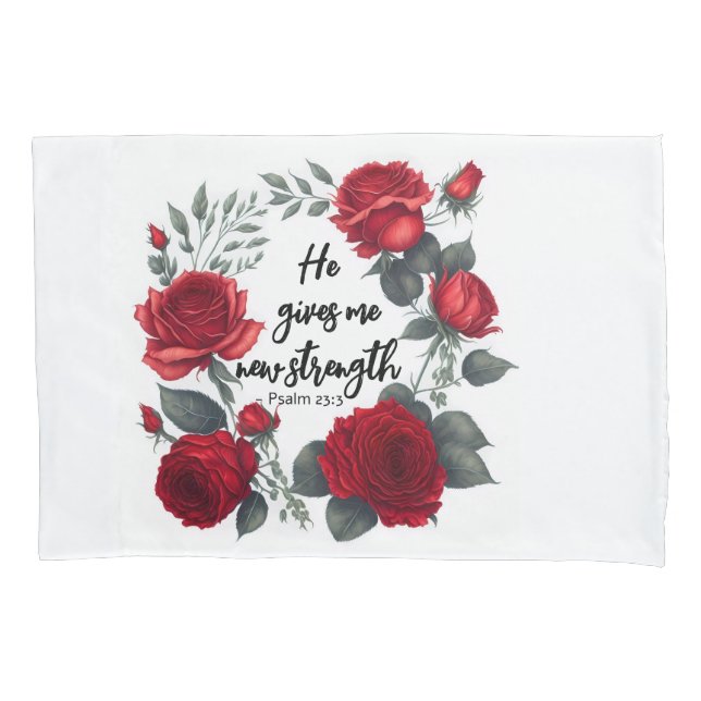 Funda De Cojín Me Da Una Nueva Fuerza (Anverso)