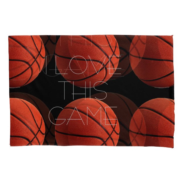 Funda De Cojín Me encanta la cercanía al baloncesto (Anverso)