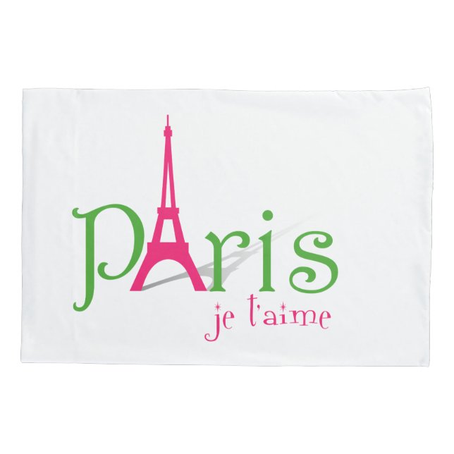 Funda De Cojín Me encanta París (Reverso)
