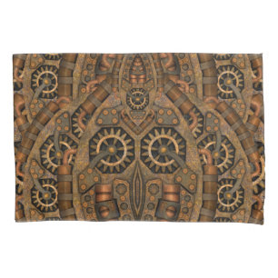 Funda De Cojín Mecanismo industrial del vintage de Steampunk