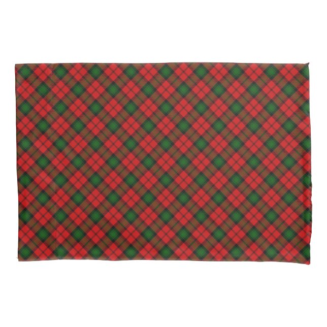 Funda De Cojín Melocotonus tartan (Anverso)