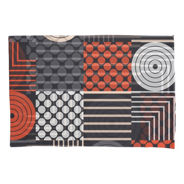 Funda De Cojín Memphis Magic: Geometric Banner Fun (Anverso)