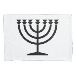Funda De Cojín Menorah judía (símbolo del judaísmo)