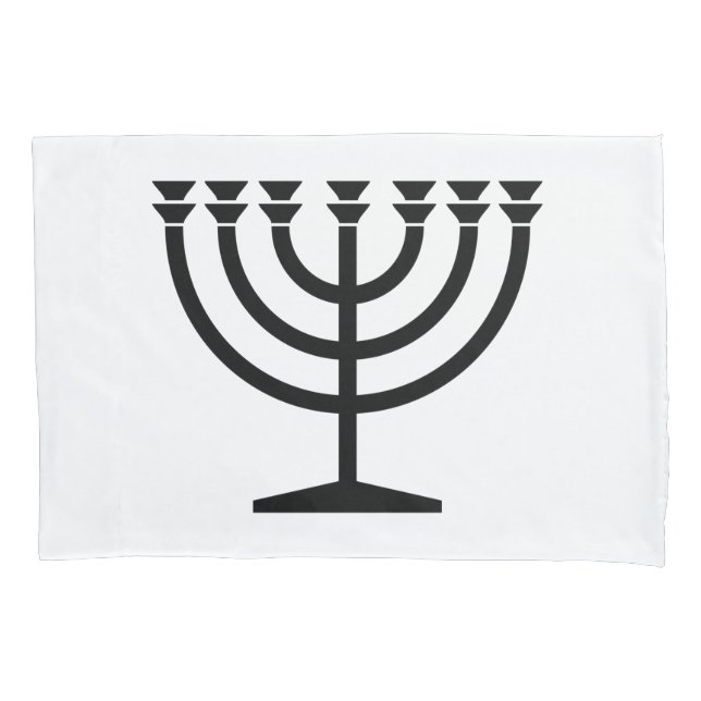 Funda De Cojín Menorah judía (símbolo del judaísmo) (Anverso-izquierdo)