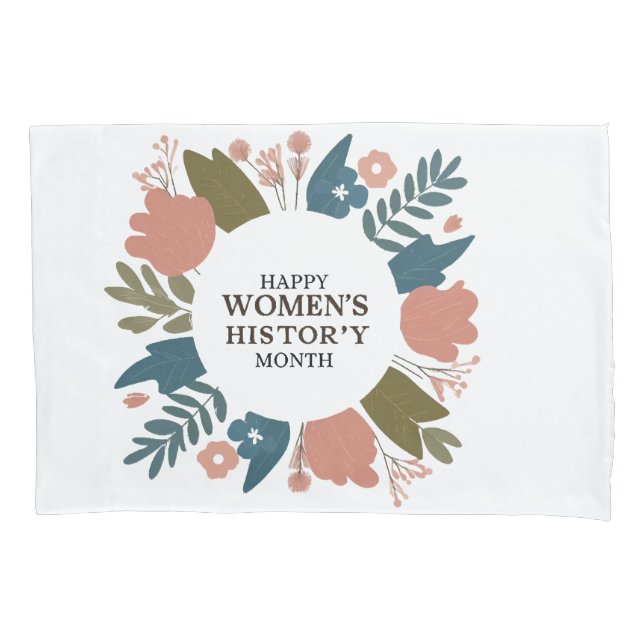Funda De Cojín Mes de la historia de la mujer (Anverso)